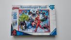 Avangers puzzel 100 stukjes 6+, Ophalen of Verzenden, Meer dan 50 stukjes, Zo goed als nieuw, 6 jaar of ouder