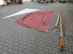 Houten mast + giek, gaffel en zeilen, Ophalen, Gebruikt, Minder dan 15 m²