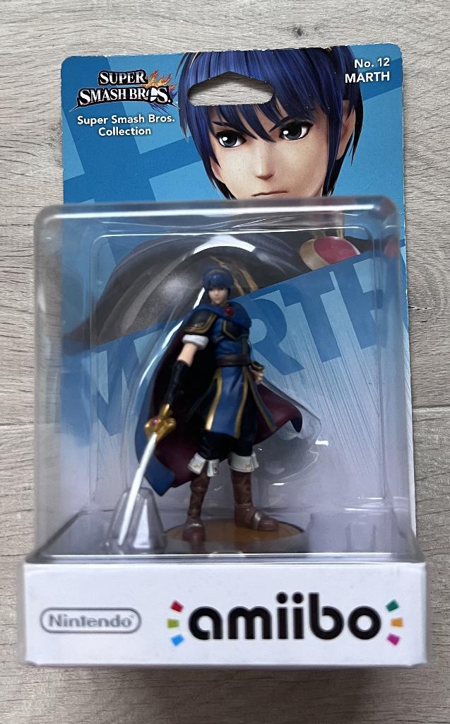 Marth Amiibo (compleet in verpakking), Spelcomputers en Games, Spelcomputers | Nintendo Portables | Accessoires, Zo goed als nieuw