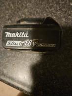 Makita Accu 18V 5.0Ah - Zo goed als nieuw!, Doe-het-zelf en Verbouw, Gereedschap | Machine-onderdelen en Toebehoren, Ophalen of Verzenden