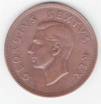 24-2639 Zuid Afrika 1 penny 1952, Postzegels en Munten, Munten | Afrika, Verzenden, Zuid-Afrika, Losse munt