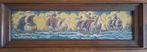 Grote en zeldzame cloisonne (metsel) tegel porceleyne fles, Antiek en Kunst, Antiek | Keramiek en Aardewerk, Ophalen of Verzenden