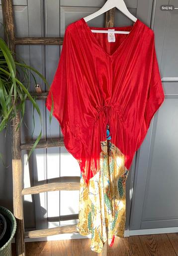 Ruby & Rosies zijde tuniek / strand coverup SALE nu 10,00 beschikbaar voor biedingen