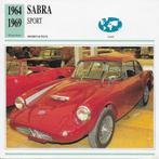 Ma865 autokaart sabra sport ( 1964 - 1969 ), Ophalen of Verzenden, Zo goed als nieuw, Auto's