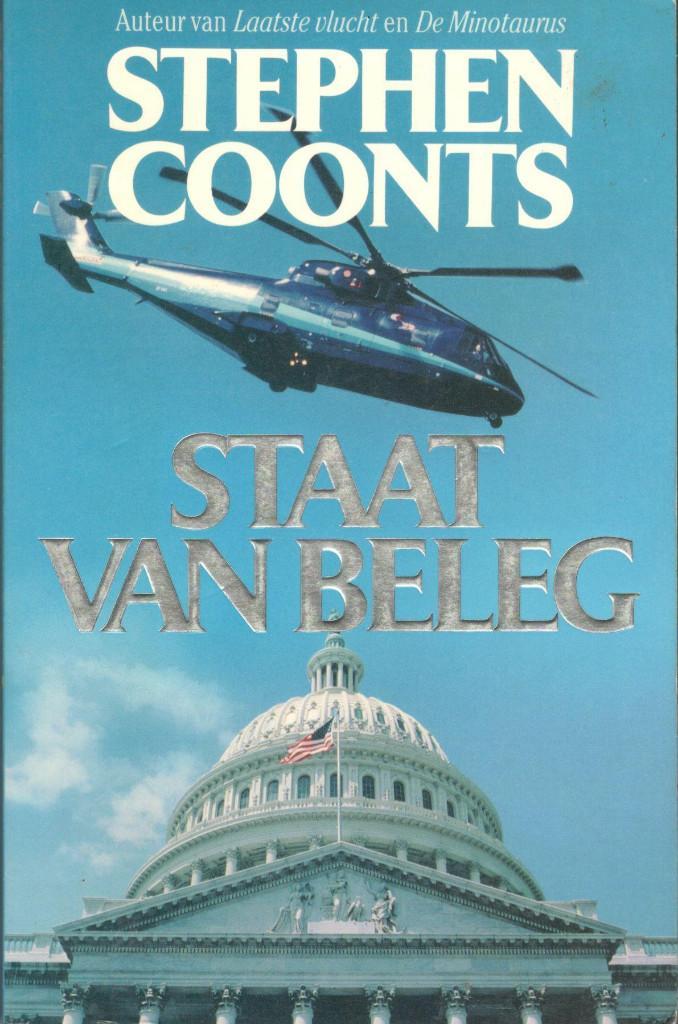 Stephen Coonts - Staat van beleg., Boeken, Thrillers, Zo goed als nieuw, Amerika, Ophalen of Verzenden