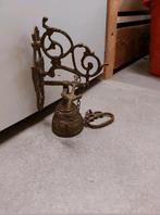 Oude Trekbel deurklopper deurbel winkelbel kloosterbel 1940?, Antiek en Kunst, Curiosa en Brocante, Ophalen of Verzenden