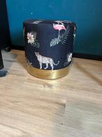 Jungle poef / krukje, Ophalen, Zo goed als nieuw, Rond, Minder dan 50 cm