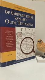 Fahner, Dr. Chr. e.a.; De griekse tekst van het O T(Genesis, Ophalen of Verzenden, Gelezen, Christendom | Protestants