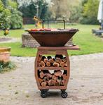 BBQ Plancha Grill XL Cortenstaal, Ophalen of Verzenden, Zo goed als nieuw