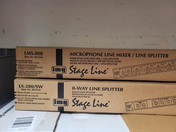 IMG Stageline splitter/mixer nieuw in doos. Samen 250 euro beschikbaar voor biedingen
