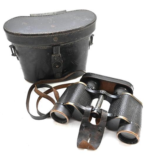 Matching 6x30 Dienstglas set (Busch), Verzamelen, Militaria | Tweede Wereldoorlog, Landmacht, Overige typen, Duitsland, Verzenden