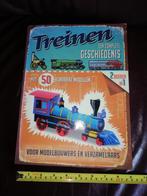 2 in 1 boek treinen: geschiedenis + 48 3D modellen, €12,50, Ophalen of Verzenden, Zo goed als nieuw