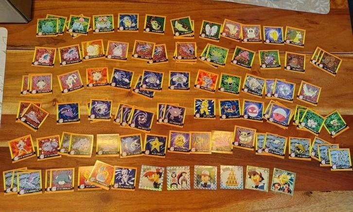 Pokemon stickers Artbox uit 1999, z.g.a.n., Ophalen of Verzenden