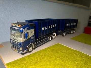 Wsi Volvo FH Wijnsma Metslawier containercombi beschikbaar voor biedingen