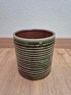 HK Living bloempot, zgan, Rond, Ophalen of Verzenden, Zo goed als nieuw, Minder dan 25 cm