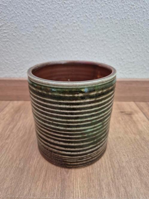 HK Living bloempot, zgan, Tuin en Terras, Bloempotten, Zo goed als nieuw, Aardewerk, Minder dan 25 cm, Rond, Ophalen of Verzenden
