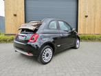 Fiat 500c 1.2 Lounge Automaat *Carplay *Cruise con *Navi, Gebruikt, 4 cilinders, 4 stoelen, Leder en Stof