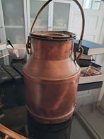 Antieke Koperen Melkbus met Handvat, Ophalen of Verzenden, Koper