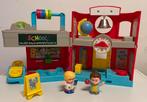 Little People school met twee popjes, Kinderen en Baby's, Speelgoed | Fisher-Price, Ophalen of Verzenden, Zo goed als nieuw, Speelset
