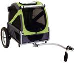 DoggyRide Mini Trailer 2020 - Hondenfietskar - Groen, Ophalen, Opvouwbaar, 20 tot 40 kg, Hondenkar