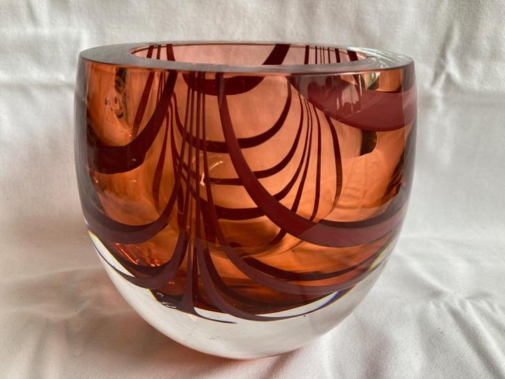 WD-023 Leerdam object Doornebal, nr 55 van 110 Siem vd Marel, Antiek en Kunst, Antiek | Glas en Kristal, Ophalen of Verzenden