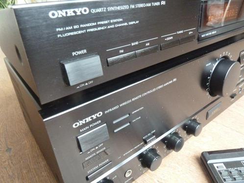 ALS NIEUW !! Versterker (met Phono-aansl.) + Tuner ONKYO, Audio, Tv en Foto, Versterkers en Receivers, Zo goed als nieuw, Stereo