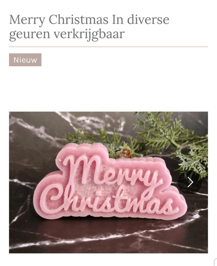 Geurende kerst figuren  oa kerstboom 4x verschillende, Diversen, Kerst, Nieuw, Ophalen of Verzenden