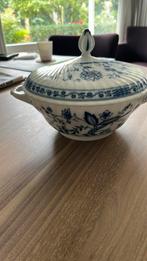 Te koop schaal met deksel echt kobalt drache modell, Antiek en Kunst, Antiek | Porselein, Ophalen of Verzenden