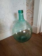 Groene Retro Vaas, Huis en Inrichting, Woonaccessoires | Vazen, Gebruikt, Ophalen of Verzenden, Glas, Minder dan 50 cm