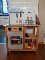 Houten speelkeuken met vele leuke accessoires, Kinderen en Baby's, Speelgoed | Speelkeukens, Ophalen, Gebruikt, Hout, Speelkeuken