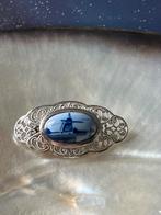 Leuke Delftsblauwe broche, Sieraden, Tassen en Uiterlijk, Antieke sieraden, Ophalen of Verzenden, Overige materialen, Broche