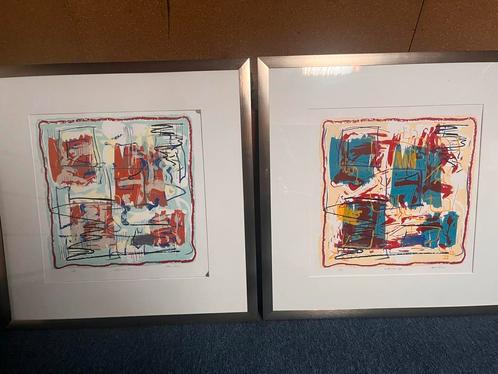 2 mooie zeefdrukken, gelimiteerd en gesigneerd, Frans Polman, Antiek en Kunst, Kunst | Litho's en Zeefdrukken, Ophalen