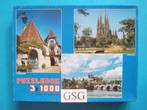 Kayersberg, Barcelona, Praag 3x 1000 st nr. WH100825, Ophalen, Meer dan 1500 stukjes, Zo goed als nieuw, Legpuzzel