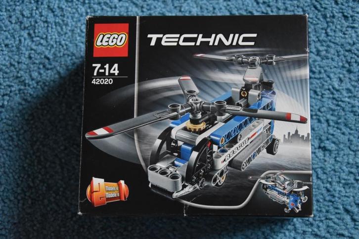 42020 Lego Technic Helicopter met dubbele rotor, Kinderen en Baby's, Speelgoed | Duplo en Lego, Zo goed als nieuw, Lego, Complete set