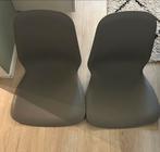 Set 2 grijze ikea zit gedeelte, Huis en Inrichting, Stoelen, Ophalen, Kunststof, Twee, Zo goed als nieuw