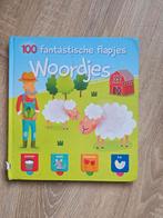 Woordjes flapjes boek, Boeken, Kinderboeken | Baby's en Peuters, Ophalen of Verzenden, Zo goed als nieuw, Uitklap-, Voel- of Ontdekboek