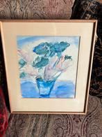 Wietse Hoving (1911- 1998) Groninger Ploeg-Aquarel Stilleven, Antiek en Kunst, Kunst | Schilderijen | Klassiek, Ophalen of Verzenden