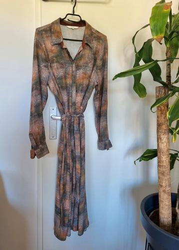 YAYA XL/42 blousejurk lange jurk shirt dress maxi viscose beschikbaar voor biedingen