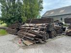 Hardhouten brugdek planken, Doe-het-zelf en Verbouw, Hout en Planken, Ophalen, Gebruikt, 25 tot 50 mm, Plank