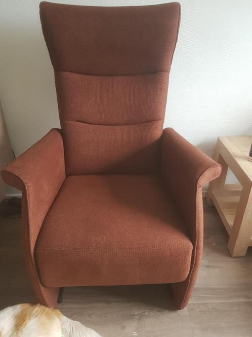 Velderhof staop stoel elektr. 1 jaar oud incl rekening, Huis en Inrichting, Fauteuils, Zo goed als nieuw, Metaal, Stof, Ophalen