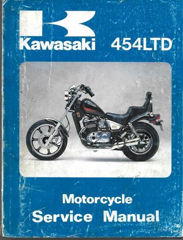 Kawasaki 454 LTD service manual (7452z) motor beschikbaar voor biedingen