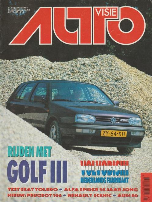Volkswagen Golf A3 ( Typ 1H - VR6 ) testen in Autovisie ea, Boeken, Auto's | Folders en Tijdschriften, Gelezen, Volkswagen, Ophalen of Verzenden