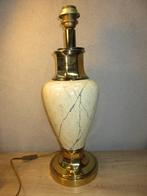 Vintage lampenvoet met koper Kullmann lampen, Ophalen of Verzenden, Gebruikt, Minder dan 50 cm