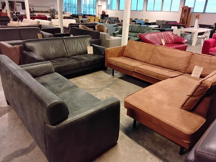 Veel nieuwe voorraad! Second Life meubelen Wolvega, Huis en Inrichting, Banken | Bankstellen, Zo goed als nieuw, Driepersoons