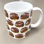 Mok met Bossche Bollen 2x, Ophalen of Verzenden, Zo goed als nieuw, Overige stijlen, Kop(pen) en/of Schotel(s)