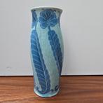 Josef Ekberg voor Gustavsberg 1924, vaas sgrafito, Gebruikt, Blauw, Aardewerk of Porselein, Ophalen of Verzenden