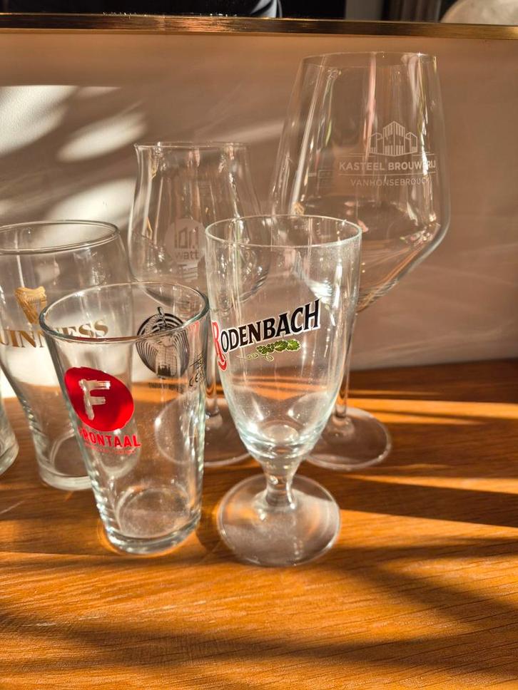 Diverse Bierglazen, Verzamelen, Glas en Borrelglaasjes, Gebruikt, Bierglas, Ophalen of Verzenden