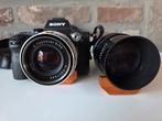 Zeiss Pancolar 2 50mm orestegor 4 200mm zebra exa-sony, Ophalen of Verzenden, Standaardlens
