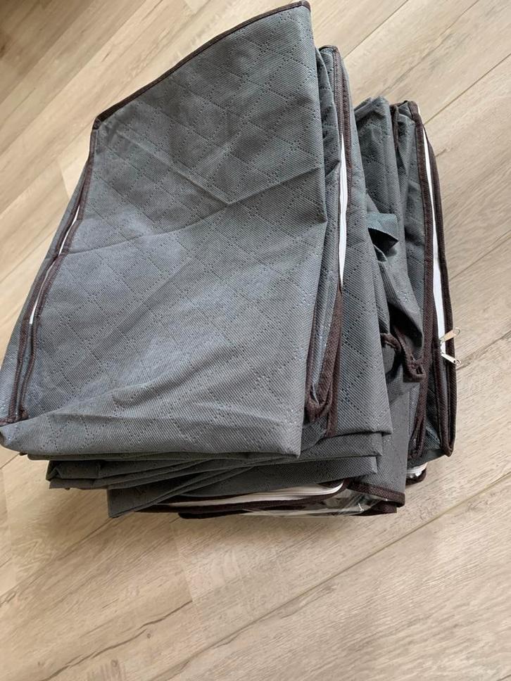 Opbergdozen - Grijs - ZGAN, Huis en Inrichting, Woonaccessoires | Kisten, Nieuw, Minder dan 50 cm, 50 tot 75 cm, 50 tot 100 cm