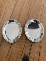 2 zilveren miniaturen dienbladen, Antiek en Kunst, Verzenden, Zilver